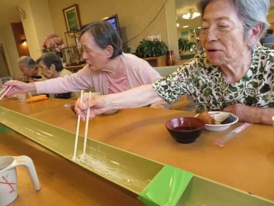 016 9 - 流しそうめん