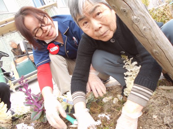 021 2 2 - 春のお花を植えました！！