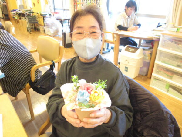 IMG 0448 600x450 - 伊賀CHデイ☆手芸『春のブーケ作り』☆