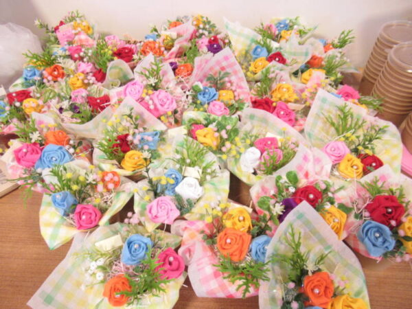 IMG 0451 600x450 - 伊賀CHデイ☆手芸『春のブーケ作り』☆