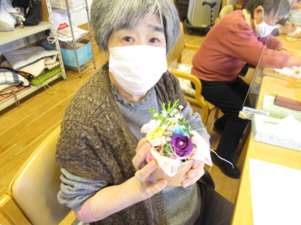 IMG 0460 600x450 - 伊賀CHデイ☆手芸『春のブーケ作り』☆