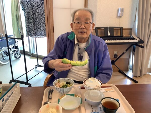 夏の行事食を提供しました🍈 IMG 0211 600x450 - 夏の行事食を提供しました🍈