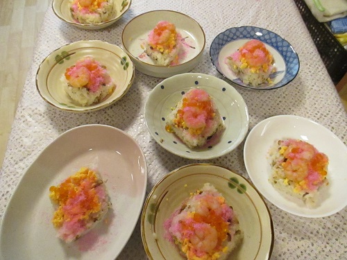 0303 05 - ひなまつりの昼食です。