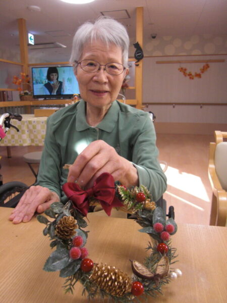 CIMG2888 450x600 - クリスマス🎄リース作り・・車坂町編
