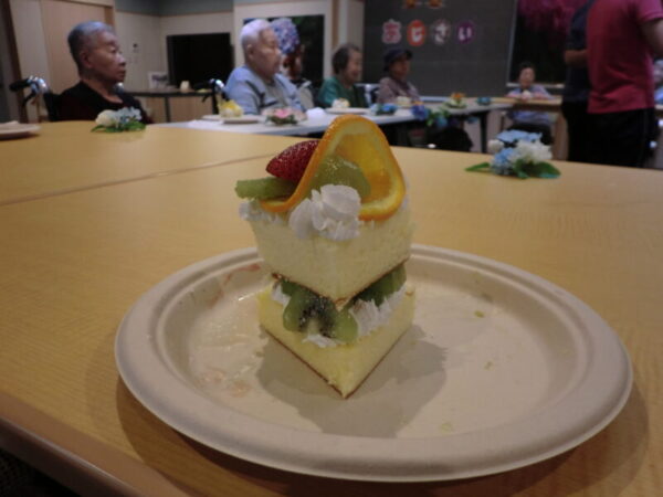 CIMG0493 600x450 - ケーキ作り🎂・・余暇活動編