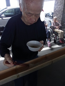 流しそうめん🎋 RIMG0245 - 流しそうめん🎋