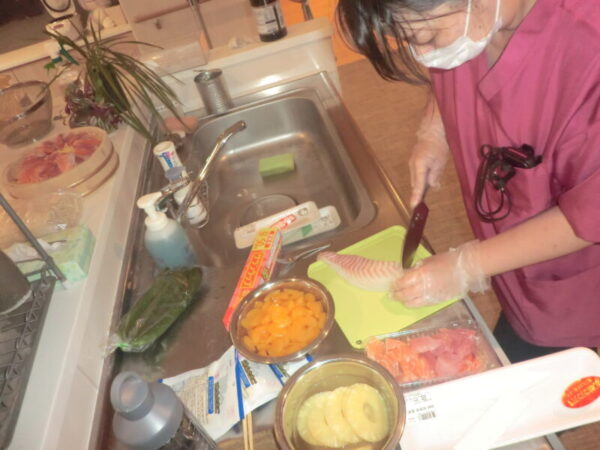 CIMG2655 600x450 - 流しそうめん・・車坂町編