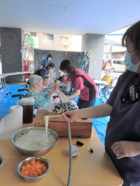 CIMG2664 450x600 - 流しそうめん・・車坂町編