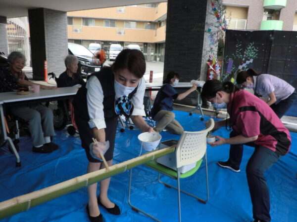 CIMG2722 600x450 - 流しそうめん・・車坂町編