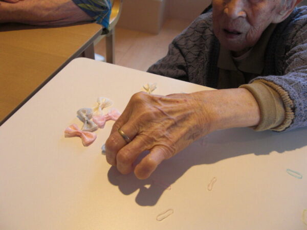 CIMG5393 600x450 - タオルで🐰うさぎ作り・・ユニット編