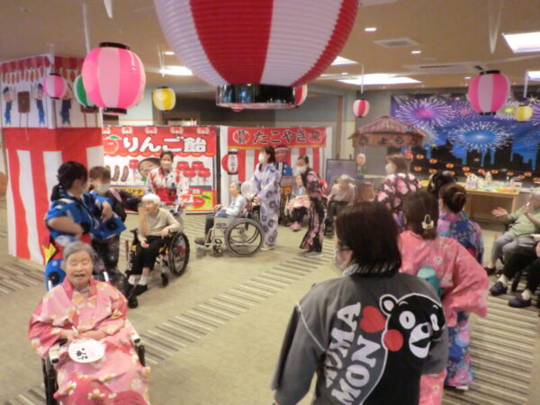 ユニット夏祭り・・盆踊り&ソーラン節編 CIMG3148 600x450 - ユニット夏祭り・・盆踊り&ソーラン節編