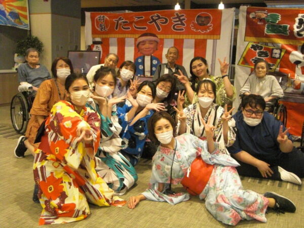 CIMG5867 1 600x450 - 多床室夏祭り・・盆踊り＆ソーラン節編