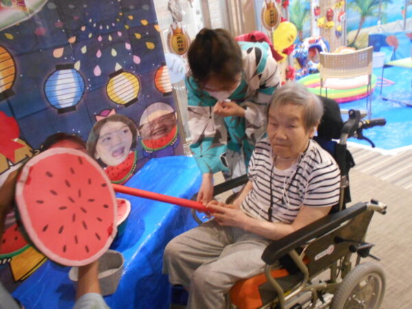 多床室夏祭り・・ゲーム編 DSCN9602 600x450 - 多床室夏祭り・・ゲーム編