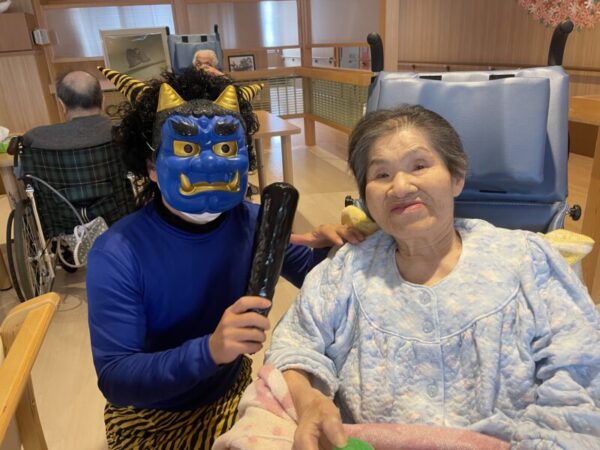 IMG 4915 600x450 - 節分👹豆まき・・・多床室編