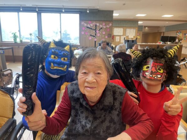 IMG 4923 600x450 - 節分👹豆まき・・・多床室編