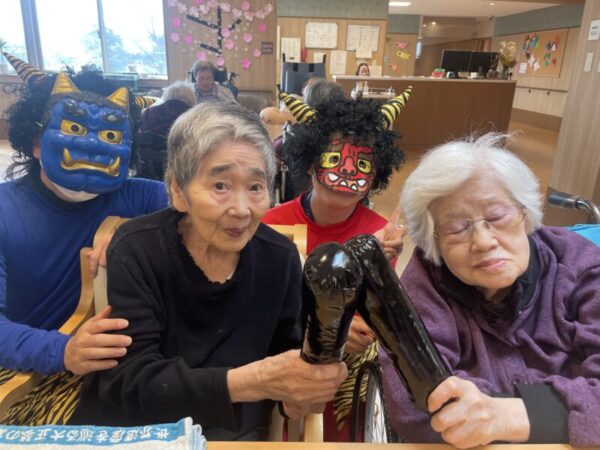 IMG 4924 600x450 - 節分👹豆まき・・・多床室編