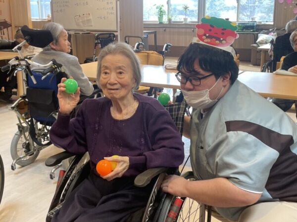 IMG 4934 600x450 - 節分👹豆まき・・・多床室編