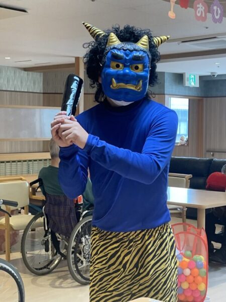 IMG 4935 450x600 - 節分👹豆まき・・・多床室編