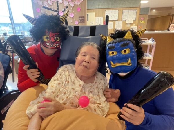 IMG 4944 600x450 - 節分👹豆まき・・・多床室編