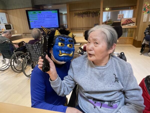 IMG 4949 600x450 - 節分👹豆まき・・・多床室編