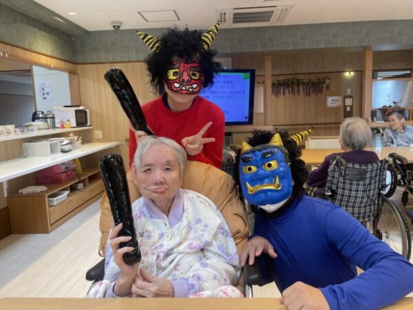 IMG 4954 600x450 - 節分👹豆まき・・・多床室編