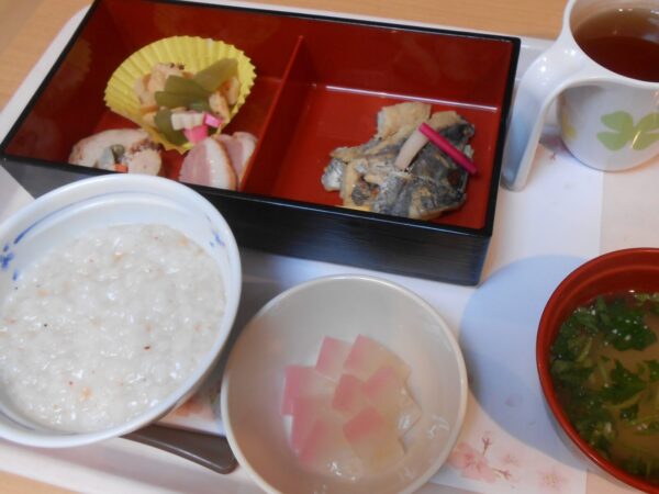 DSCN1262 600x450 - 行事食　松花堂弁当🌸