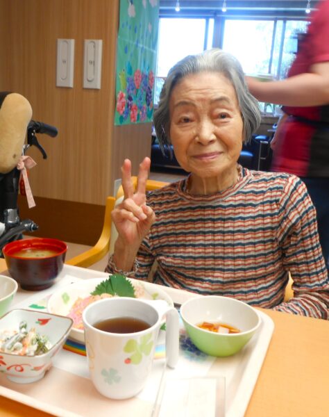 6月 行事食 あじさい寿司🌼 DSCN1509 474x600 - 6月 行事食 あじさい寿司🌼
