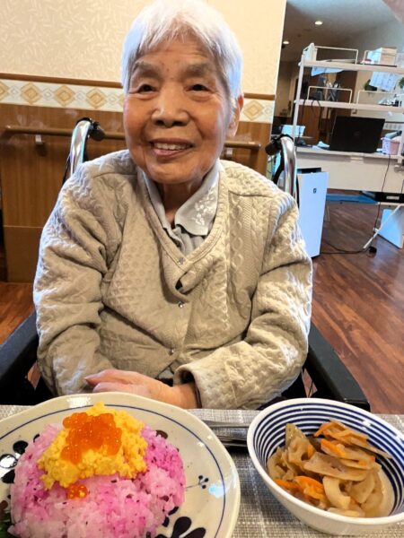 6月行事食『あじさい寿司膳』🍱 IMG 0249 450x600 - 6月行事食『あじさい寿司膳』🍱