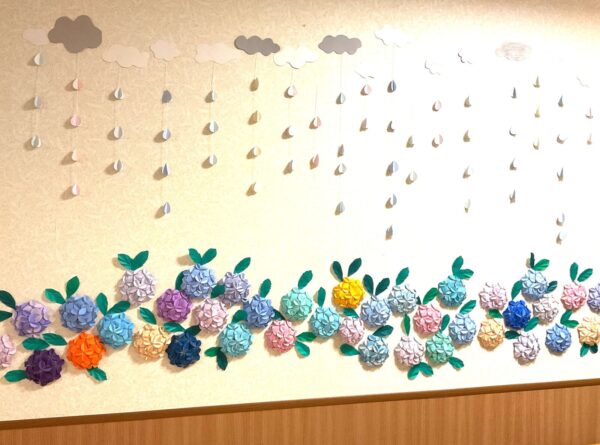 IMG 0432 600x445 - あじさいの壁飾り☂️